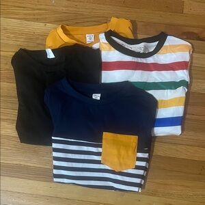 Colorful Striped Kids Shirt Set